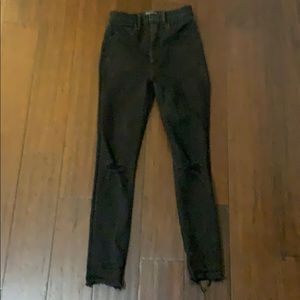 Abercrombie a&f high rise skinny jeans 25 0s
